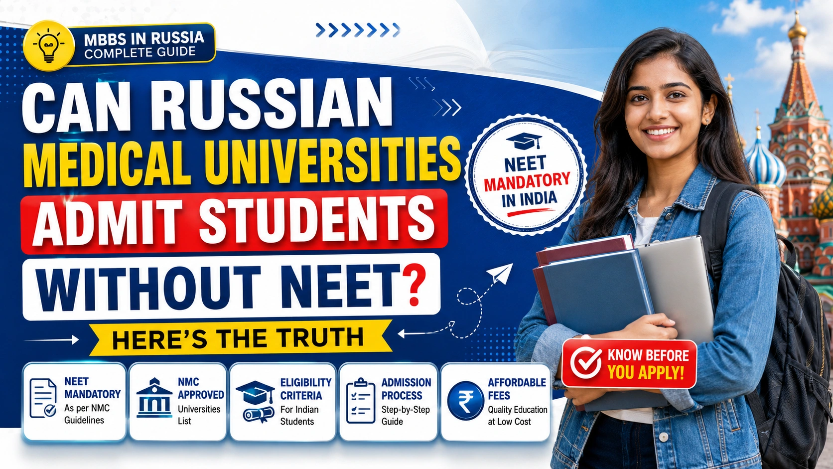 Can Russian Medical Universities Admit Students Without NEET Here's the Truth