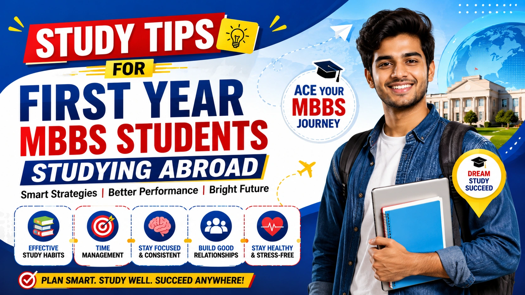 Study Tips for First Year MBBS Students Studying Abroad