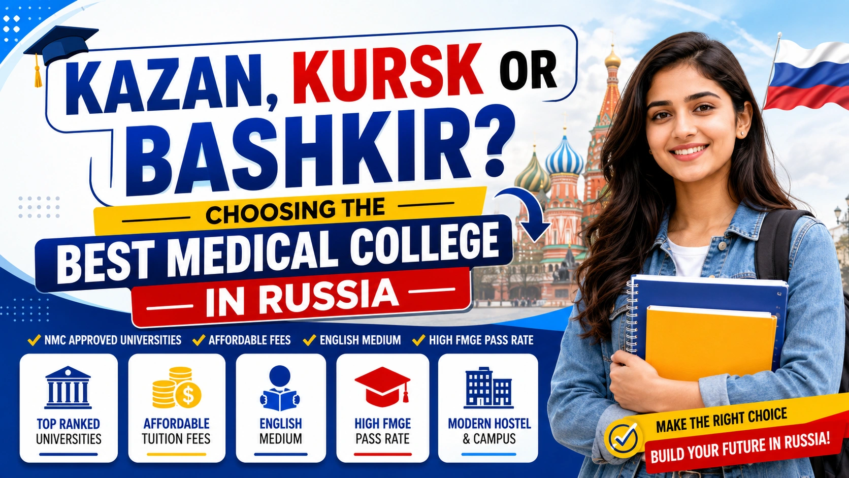 Kazan, Kursk or Bashkir? Choosing the Best Medical College in Russia