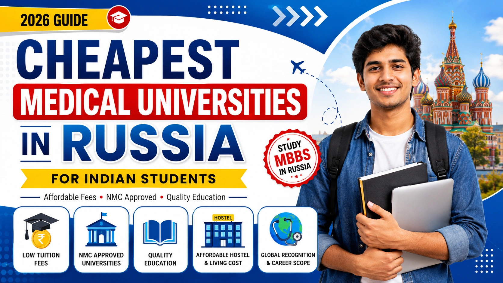 Cheapest Medical Universities in Russia for Indian Students