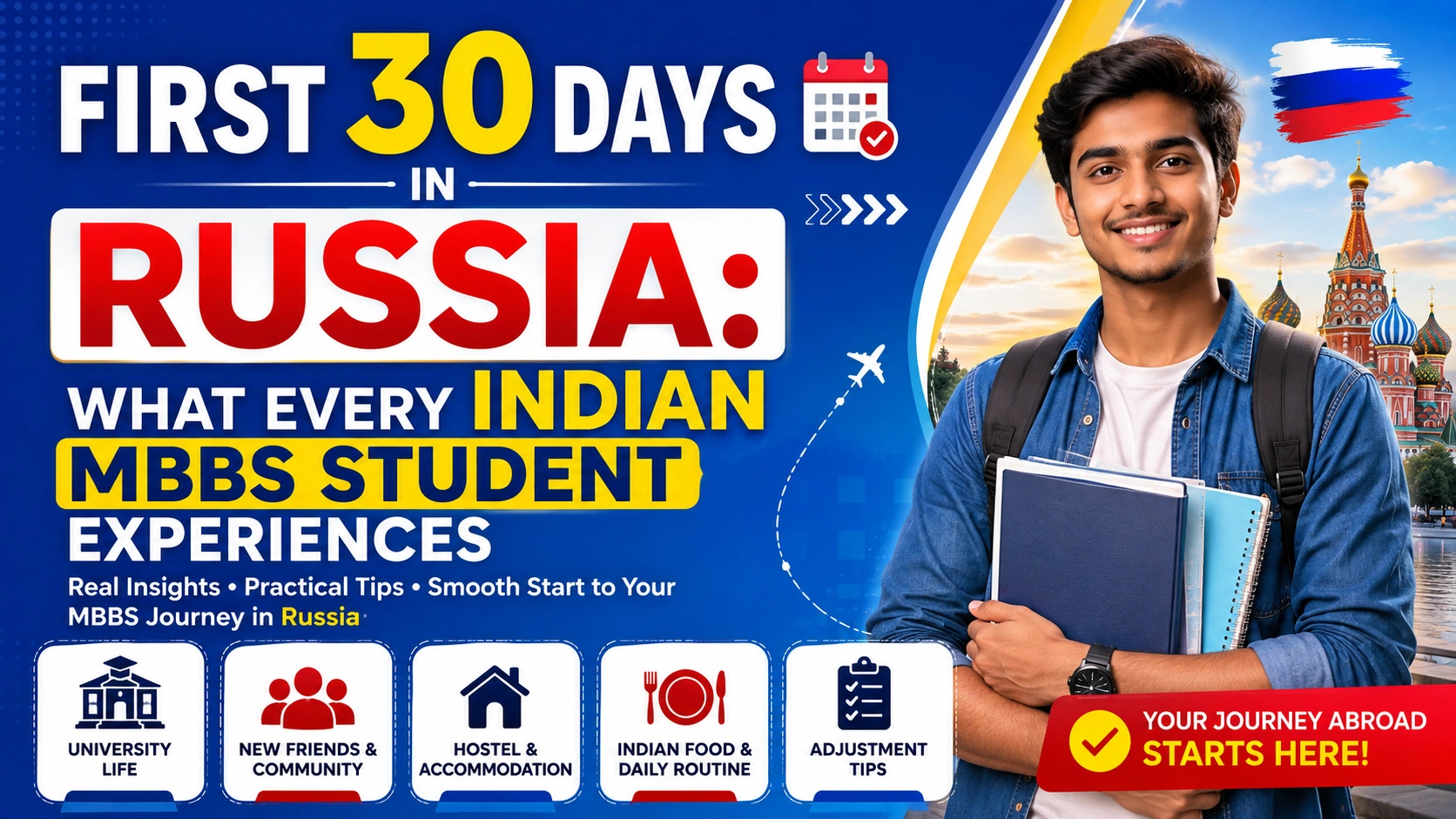 First 30 Days in Russia: What Every Indian MBBS Student Experiences