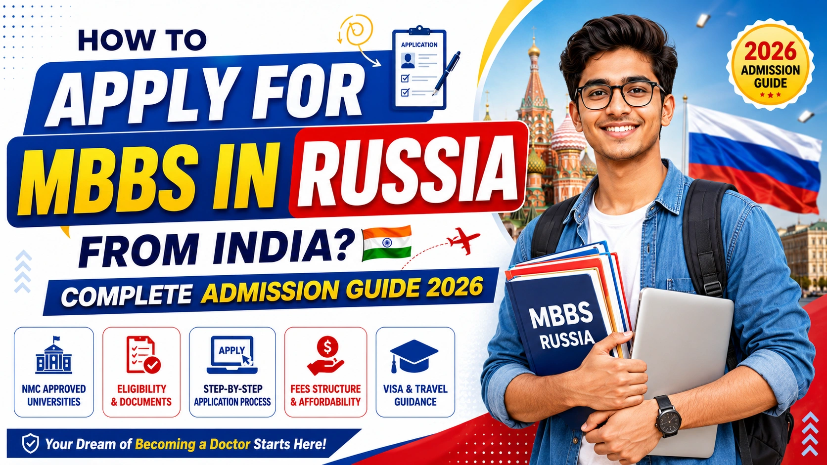 How to Apply for MBBS in Russia from India Complete Admission Guide 2026