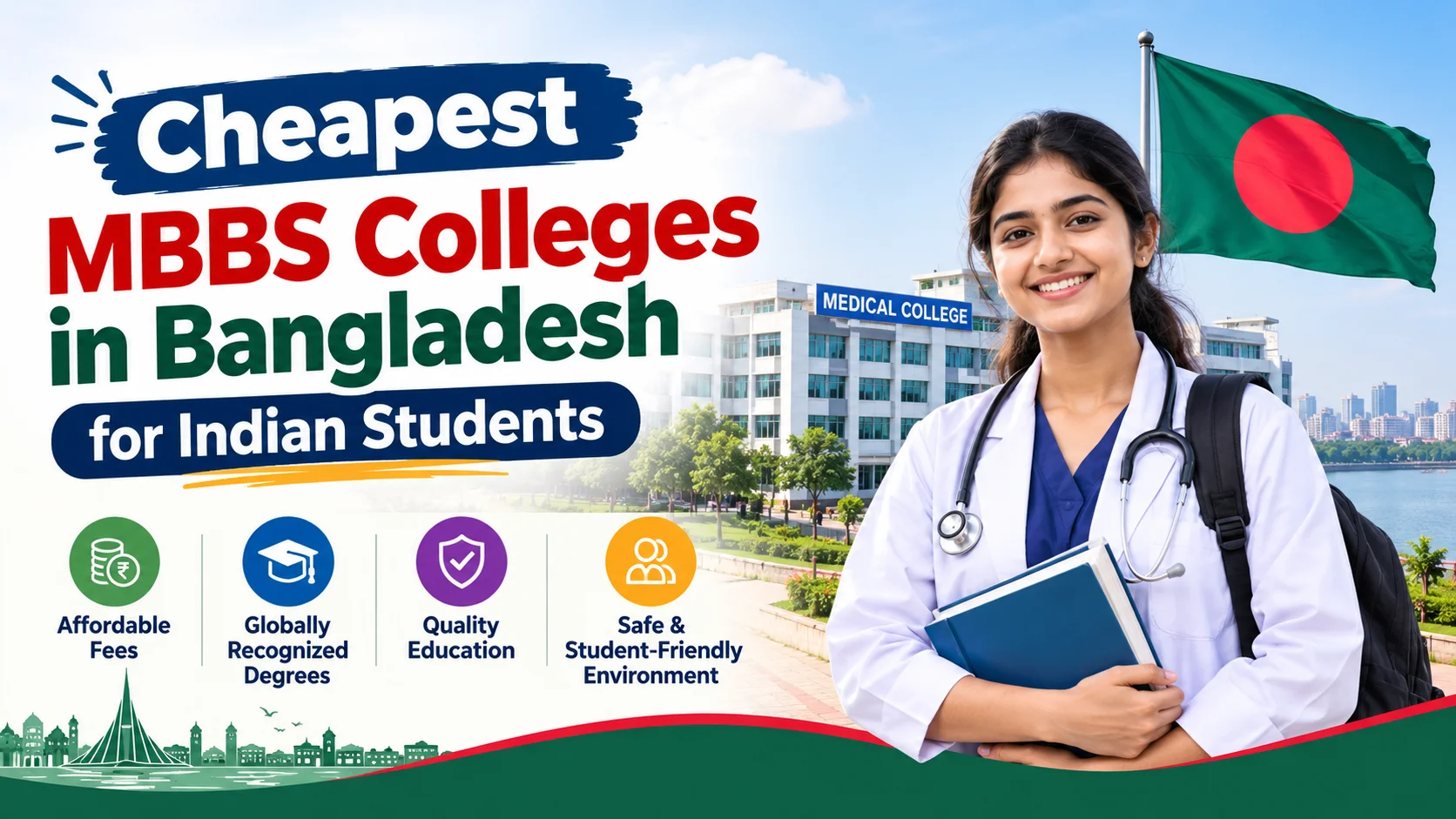 Cheapest MBBS Colleges in Bangladesh for Indian Students