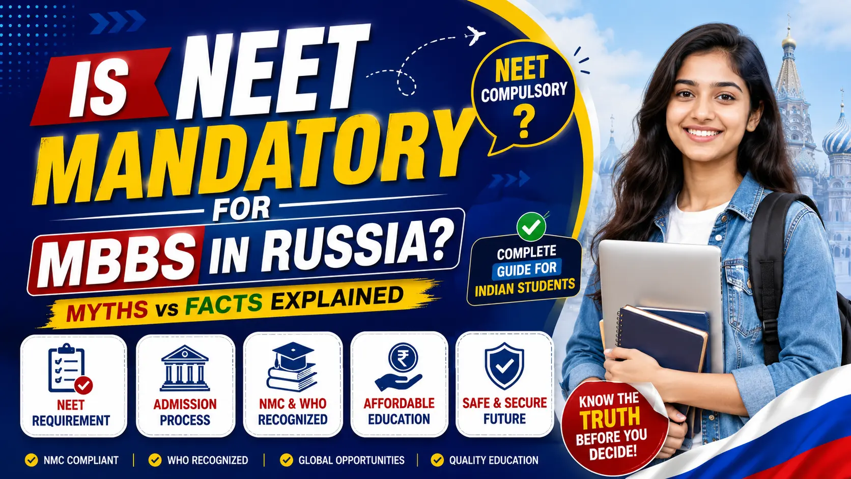 Is NEET Mandatory for MBBS in Russia? Myths vs Facts Explained