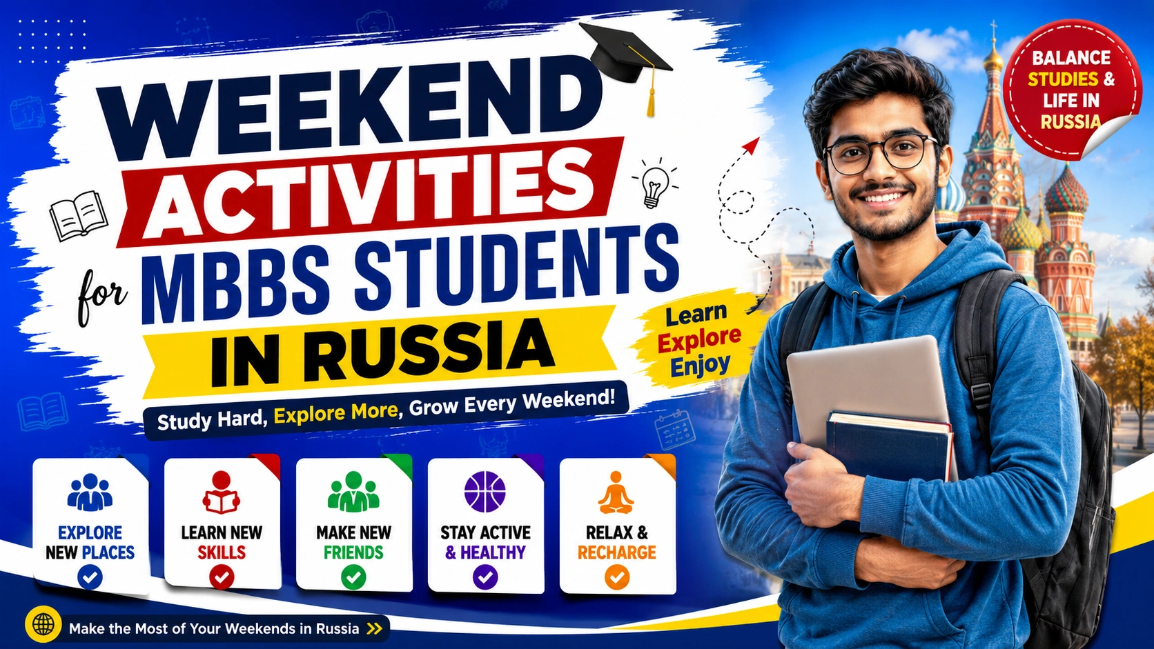 Weekend Activities for MBBS Students in Russia