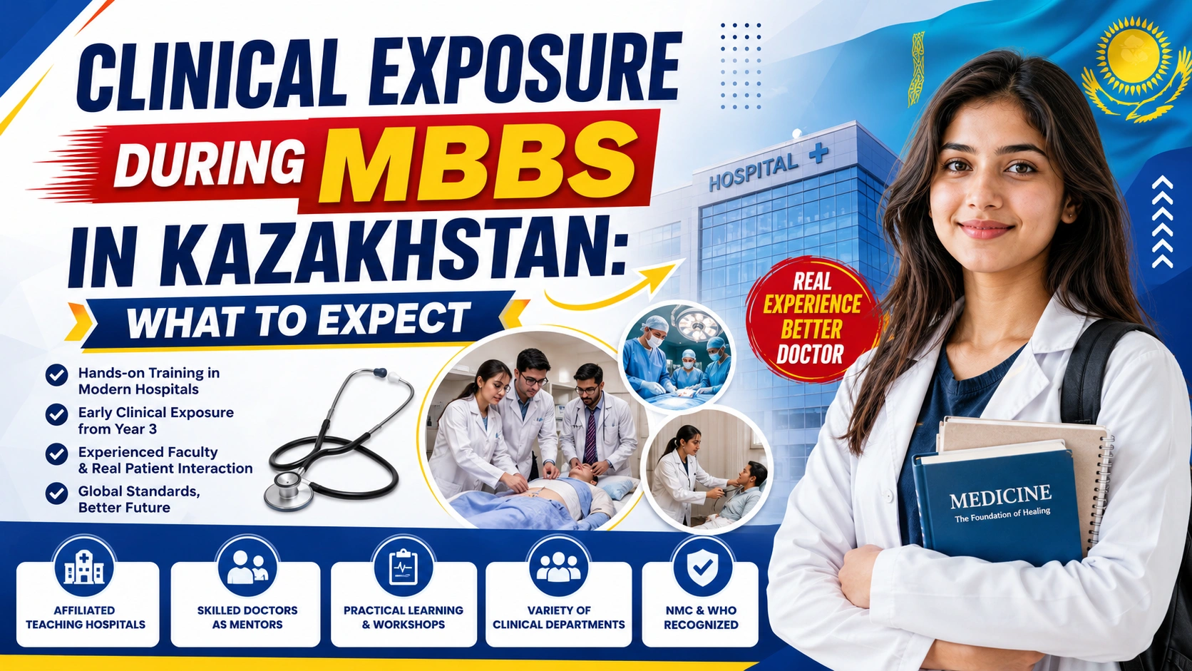 Clinical Exposure During MBBS in Kazakhstan: What to Expect