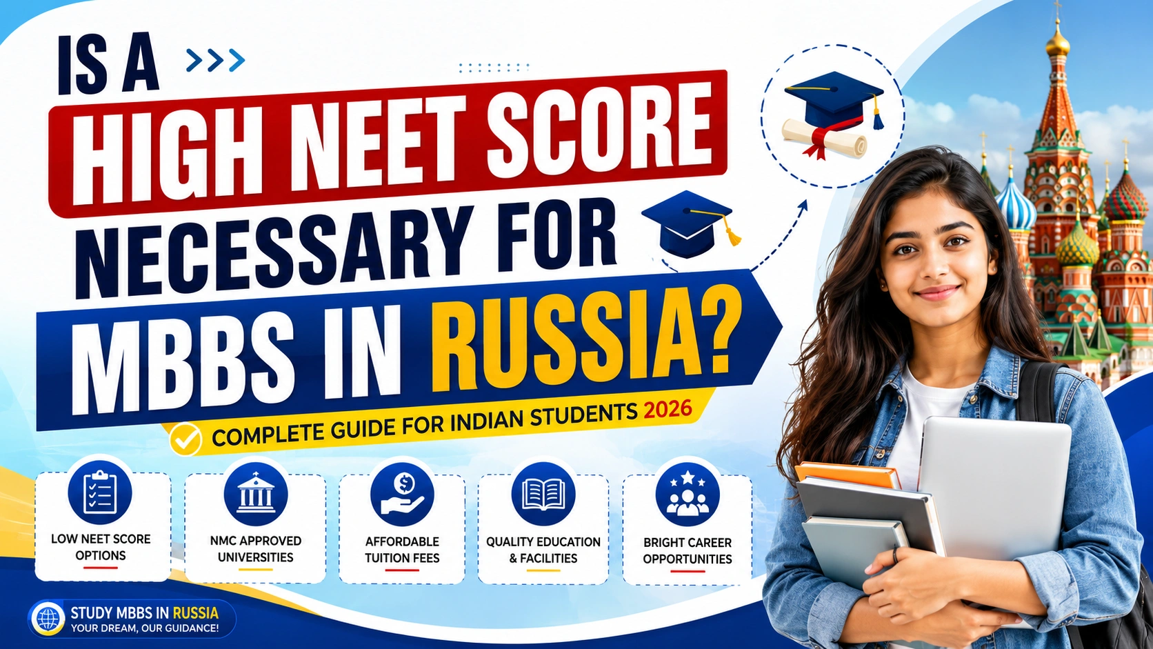 Is a High NEET Score Necessary for MBBS in Russia?