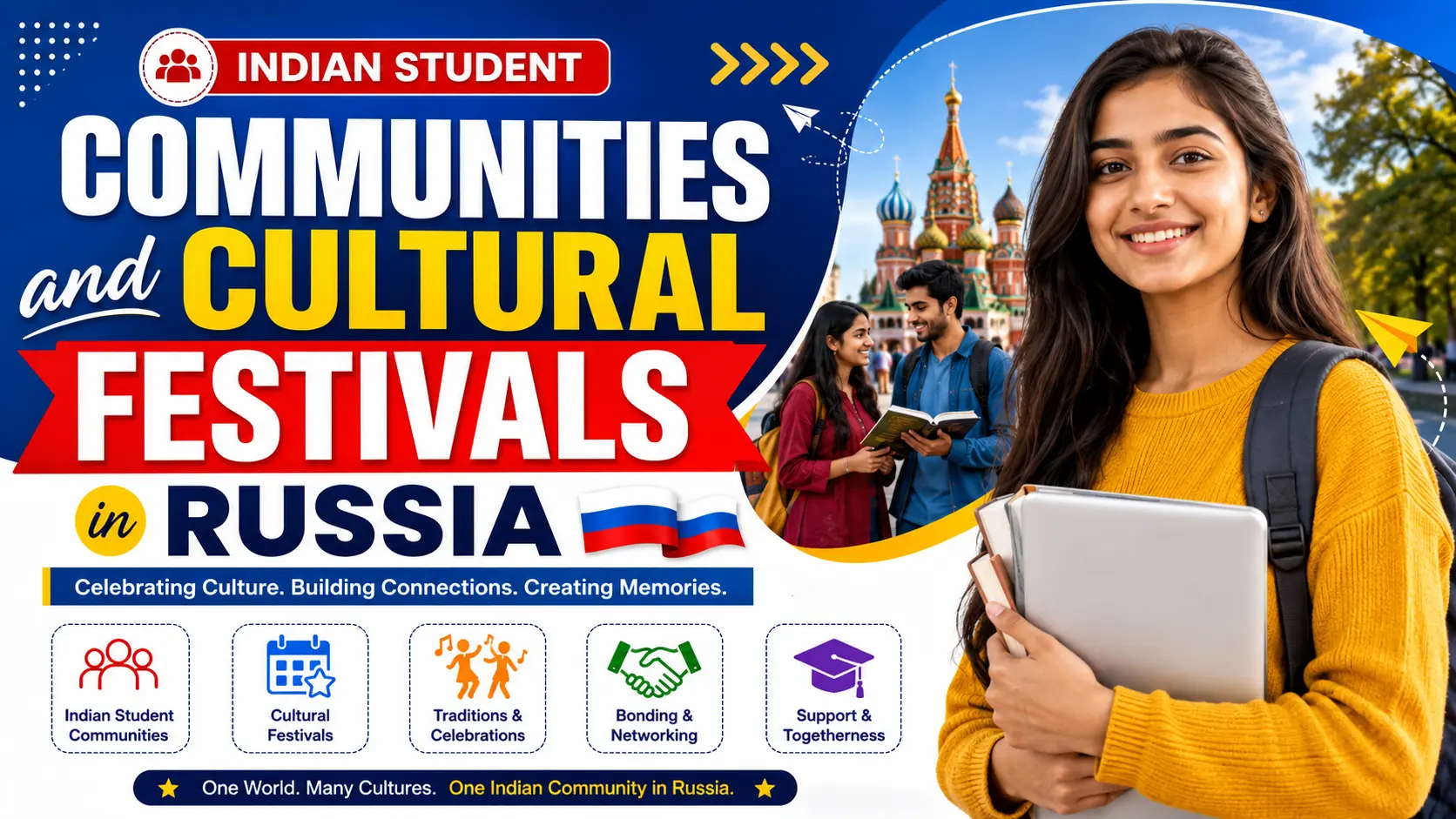 Indian Student Communities and Cultural Festivals in Russia