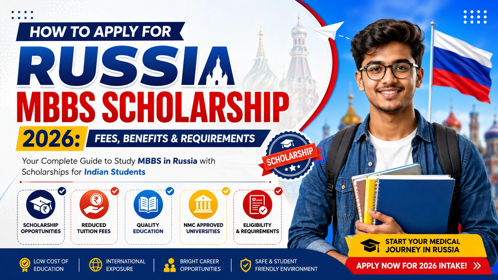 How to Apply for Russia MBBS Scholarship 2026 Fees, Benefits & Requirements