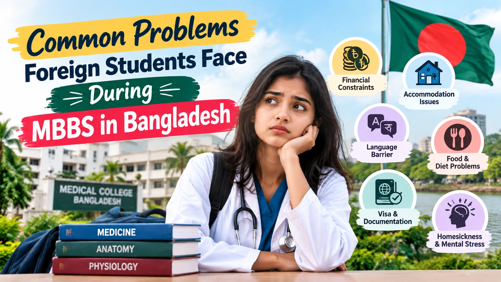 Common Problems Foreign Students Face During MBBS in Bangladesh