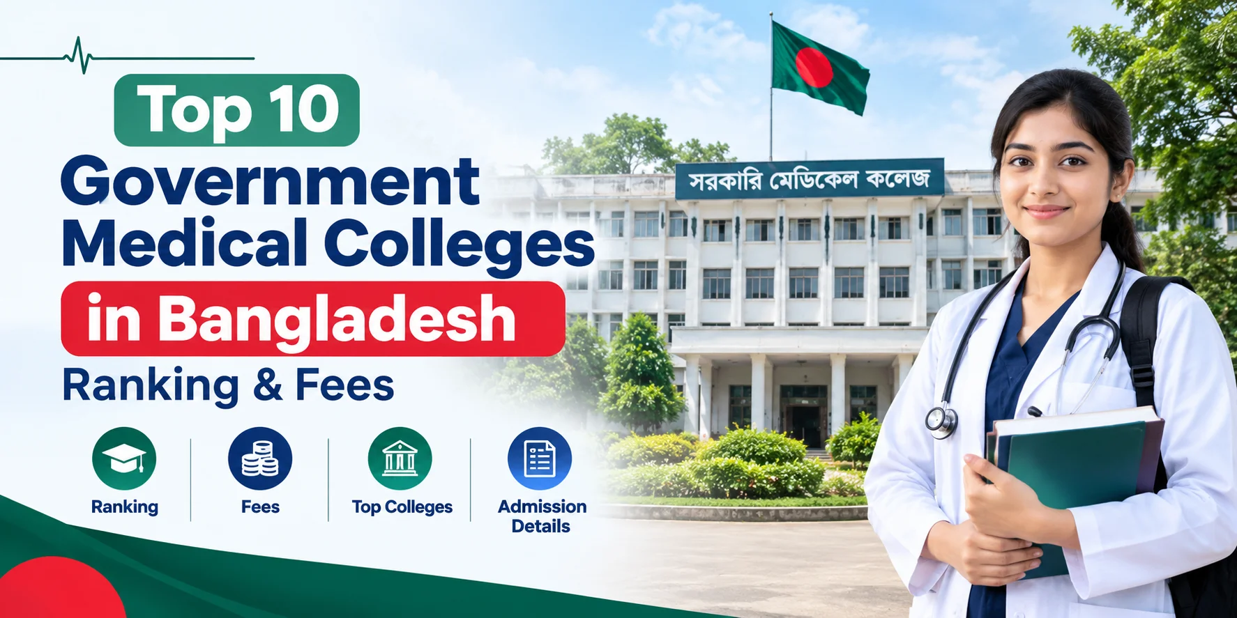 Top 10 Government Medical Colleges in Bangladesh: Ranking & Fees