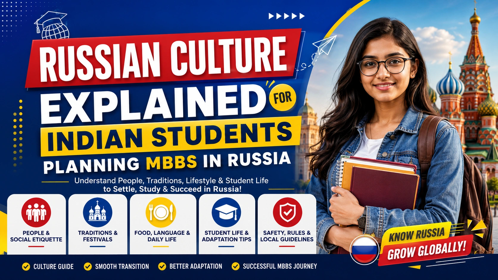 Russian Culture Explained for Indian Students Planning MBBS in Russia