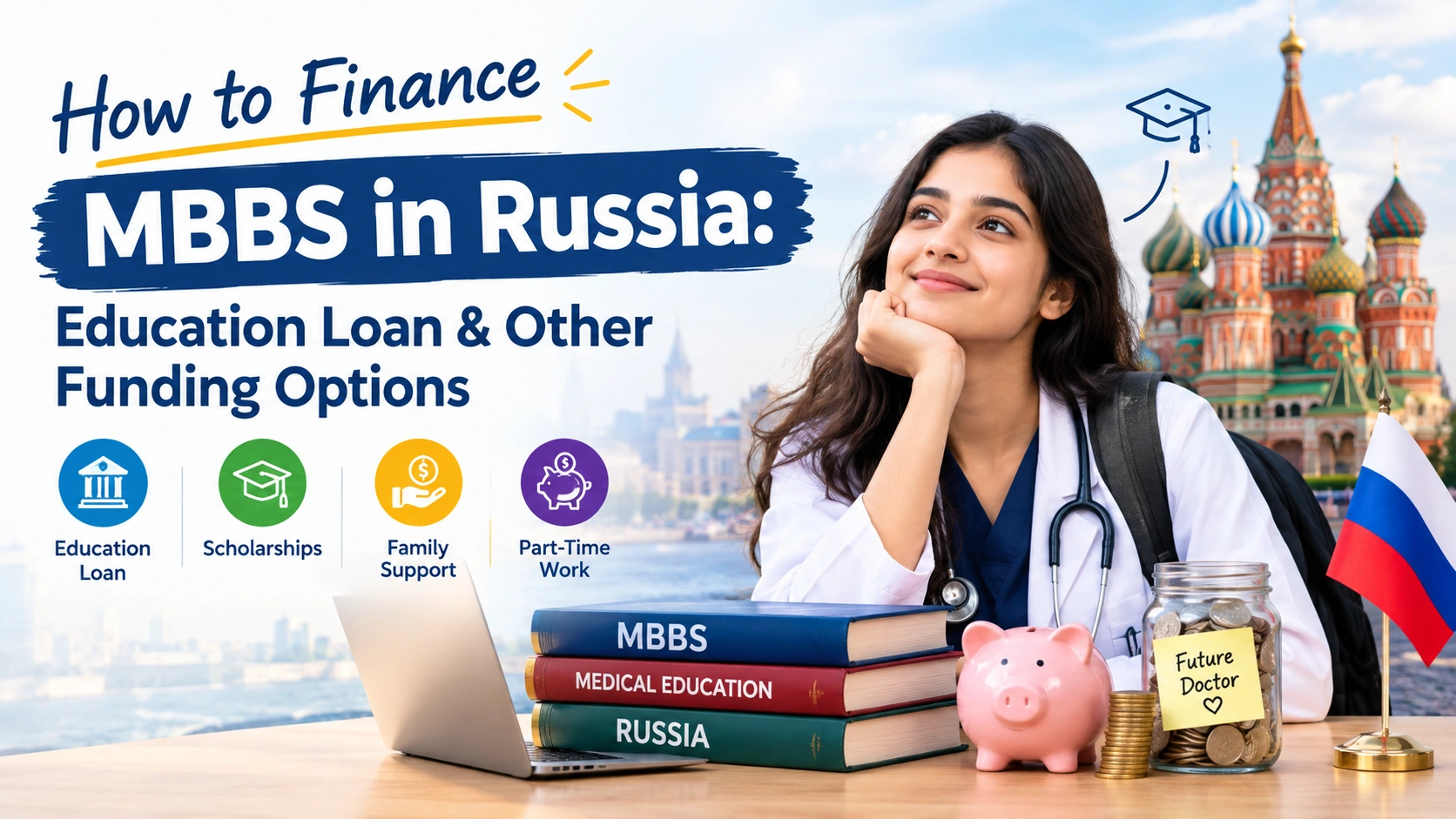 How to Finance MBBS in Russia: Education Loan & Other Funding Options