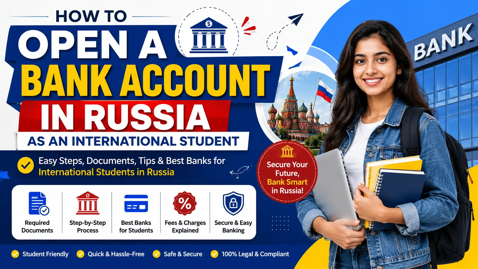 How to Open a Bank Account in Russia as an International Student