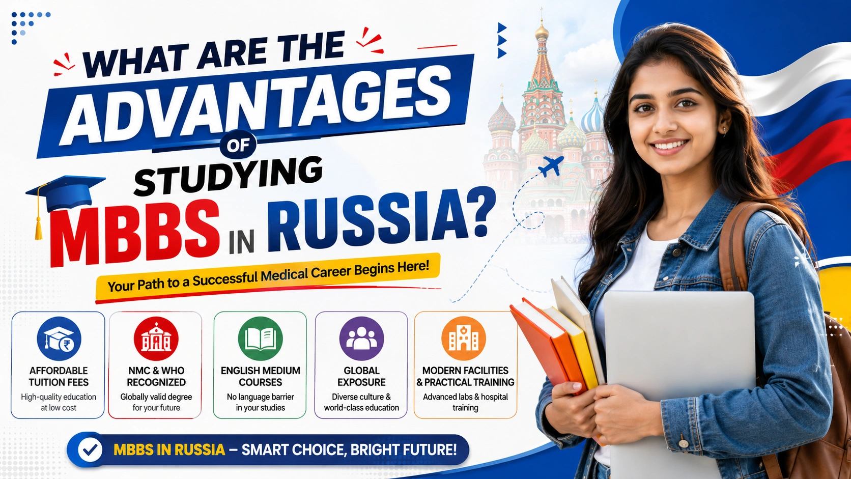 What are the advantages of studying MBBS in Russia