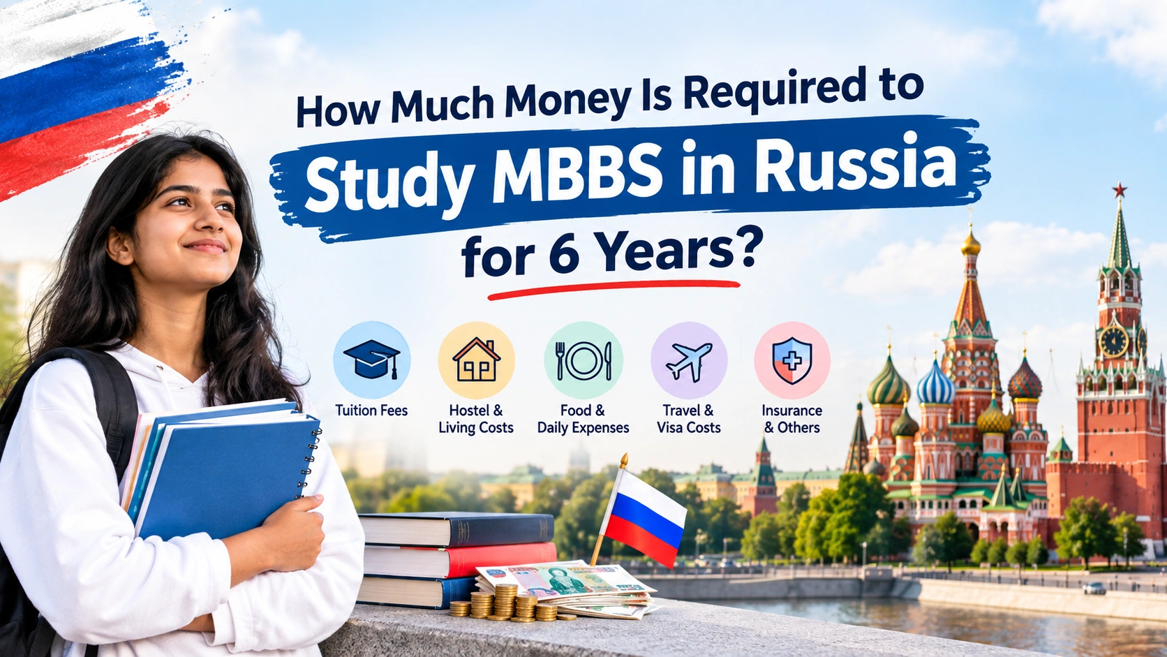 How Much Money Is Required to Study MBBS in Russia for 6 Years?
