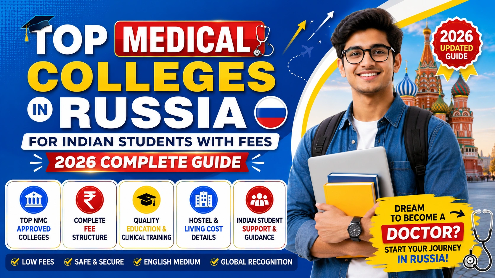 Top Medical Colleges in Russia for Indian Students with Fees (2026 Complete Guide)