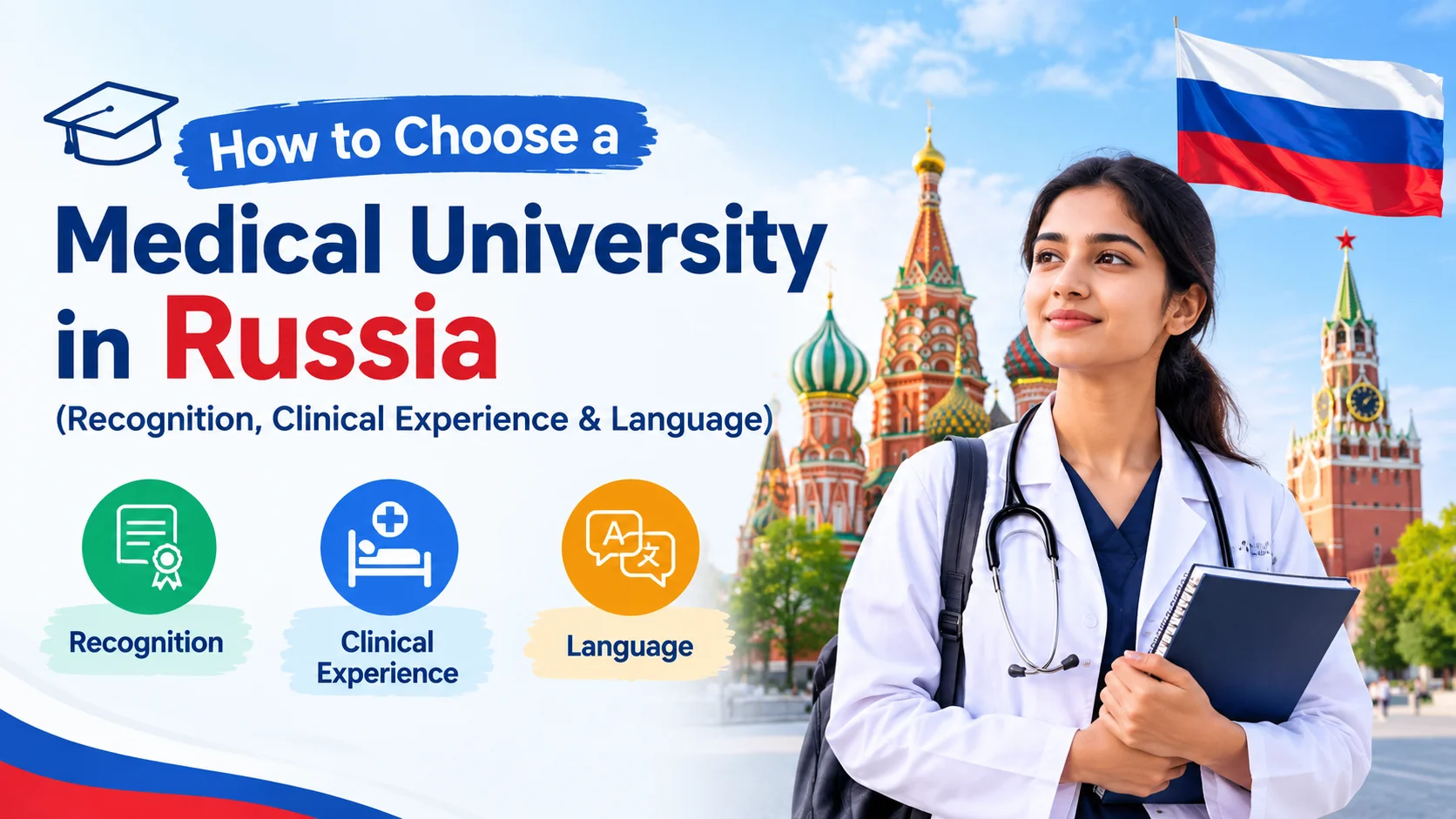 How to Choose a Medical University in Russia (Recognition, Clinical Experience & Language)