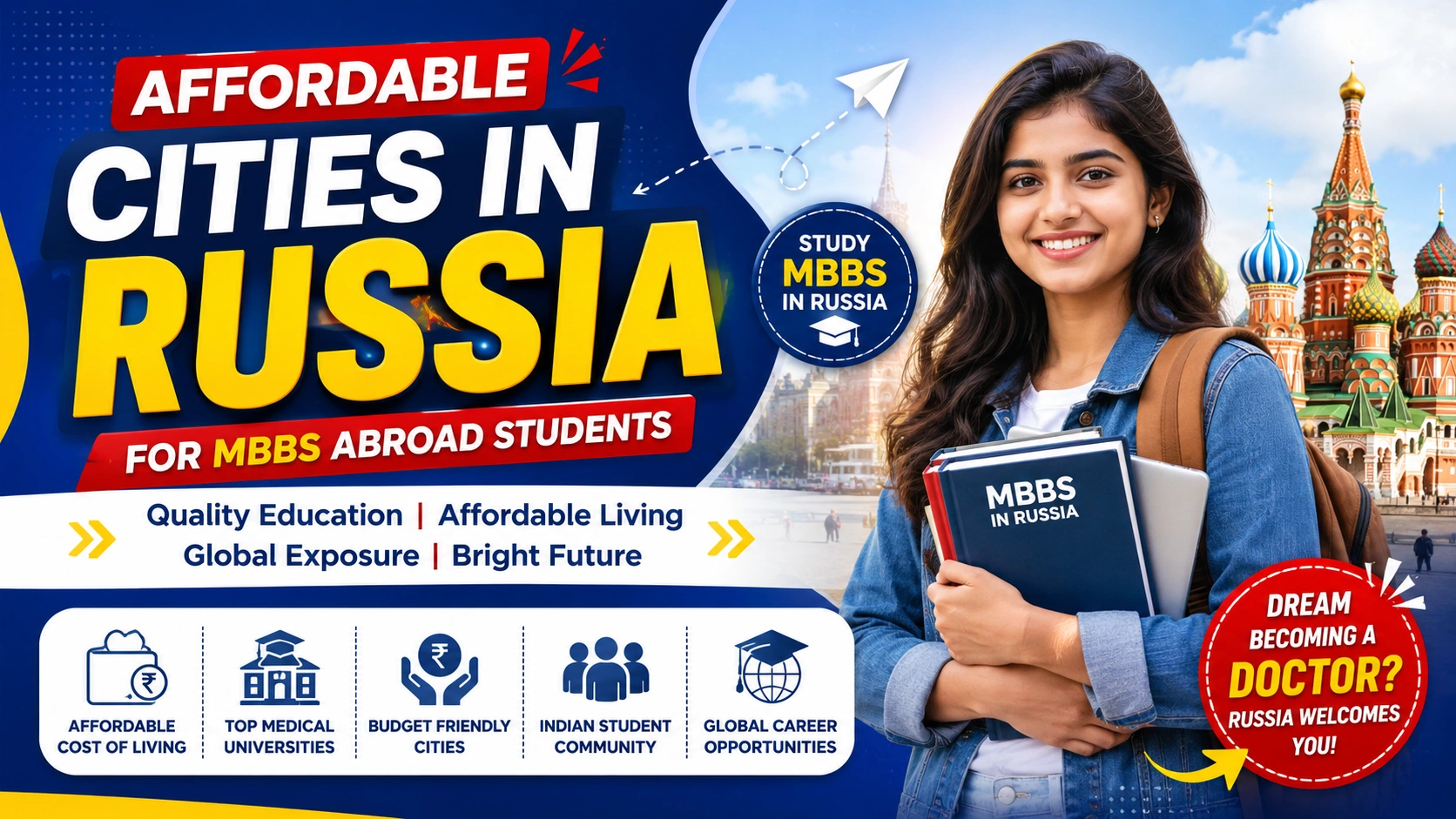 Affordable Cities in Russia for MBBS Abroad Students