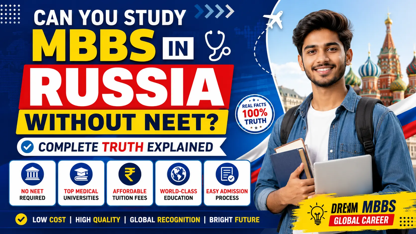 Can You Study MBBS in Russia Without NEET? Complete Truth Explained