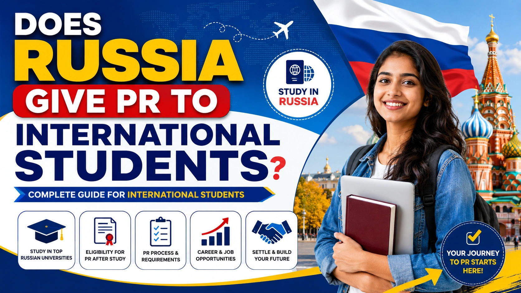 Does Russia give PR to international students