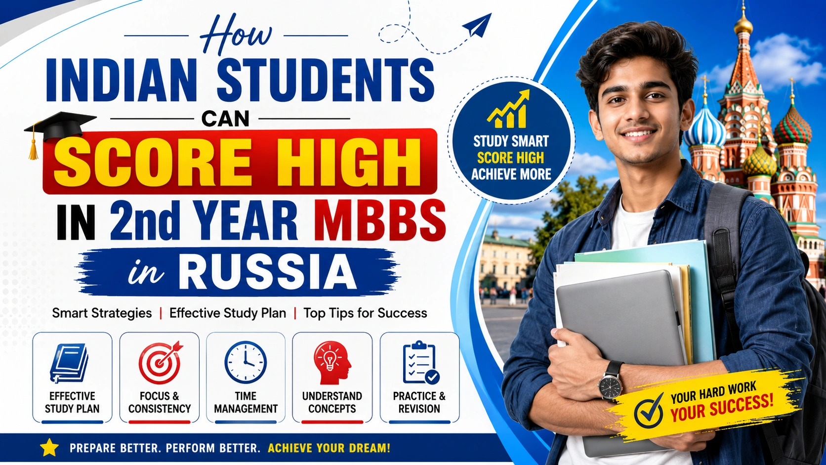 How Indian Students Can Score High in 2nd Year MBBS in Russia