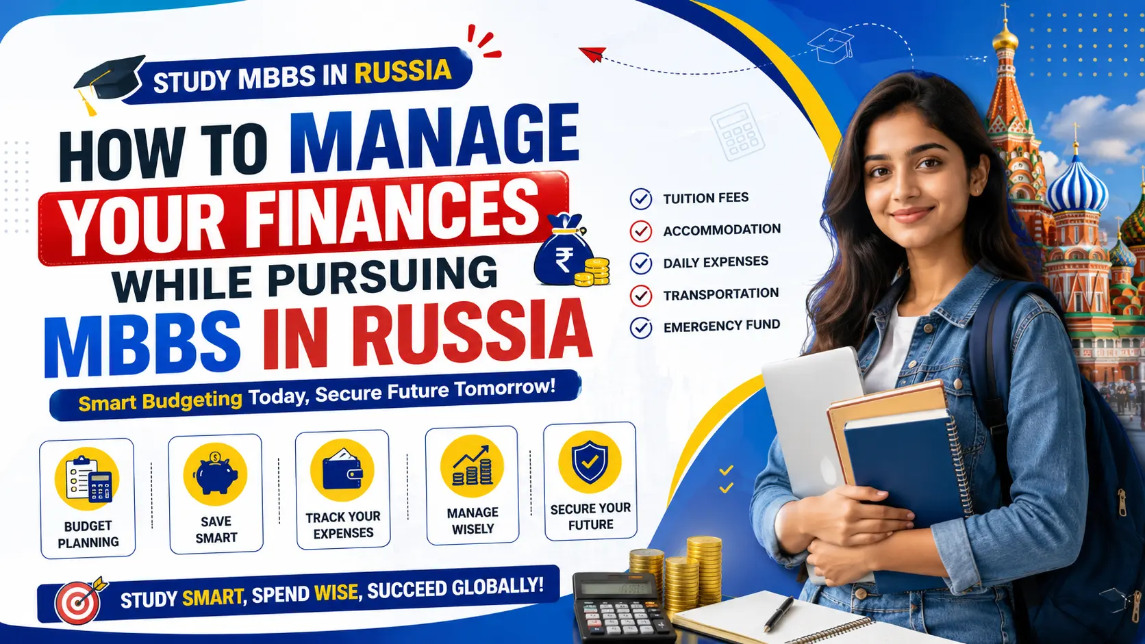 How to Manage Your Finances While Pursuing MBBS in Russia