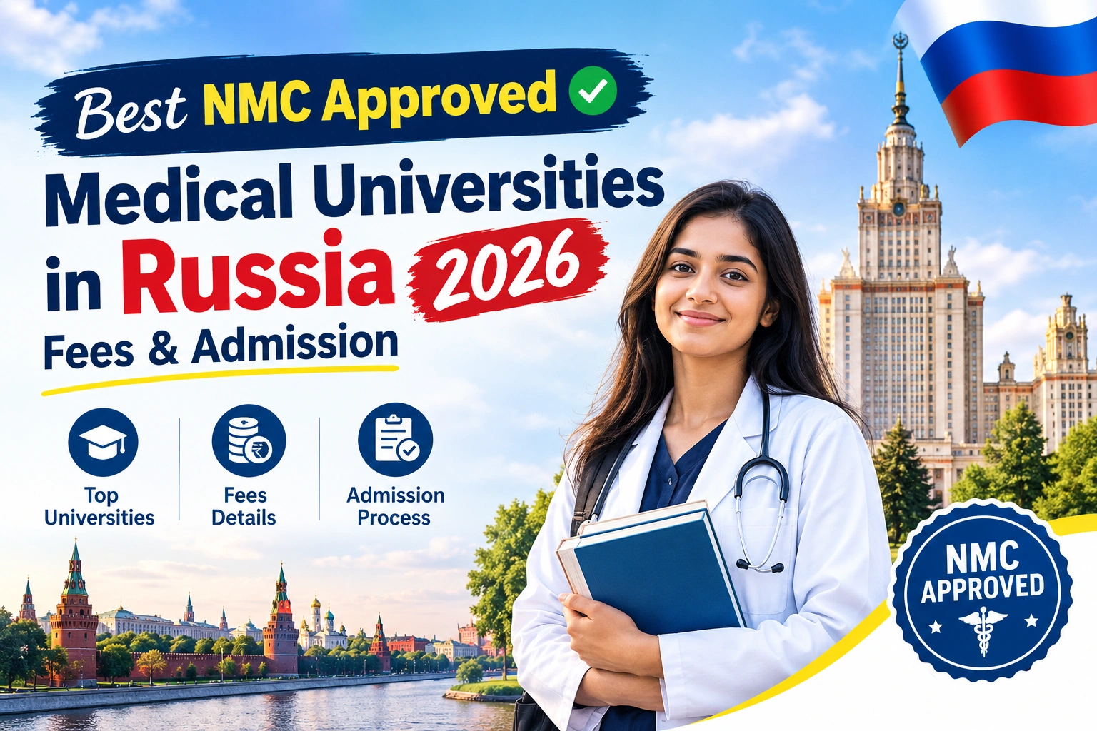 Best NMC Approved Medical Universities in Russia 2026: Fees & Admission