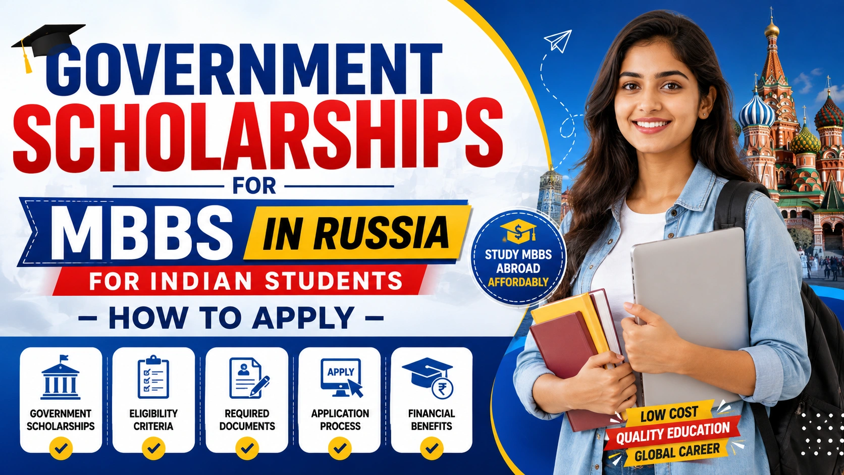 Government Scholarships for MBBS in Russia for Indian Students How to Apply