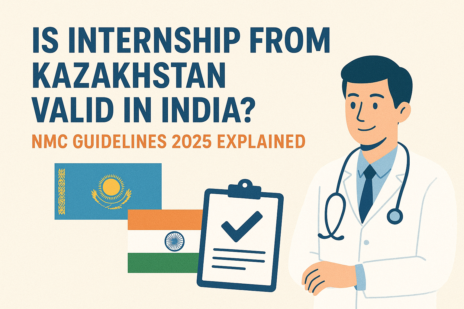 Is Internship from Kazakhstan Valid in India – NMC Guidelines 2025 Explained