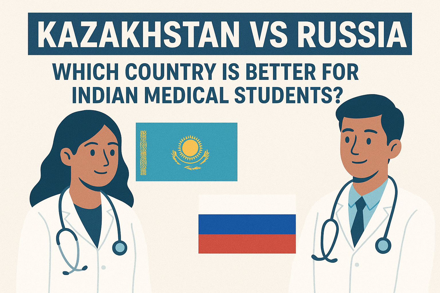 Kazakhstan vs Russia: Which Country is Better for Indian Medical Students?