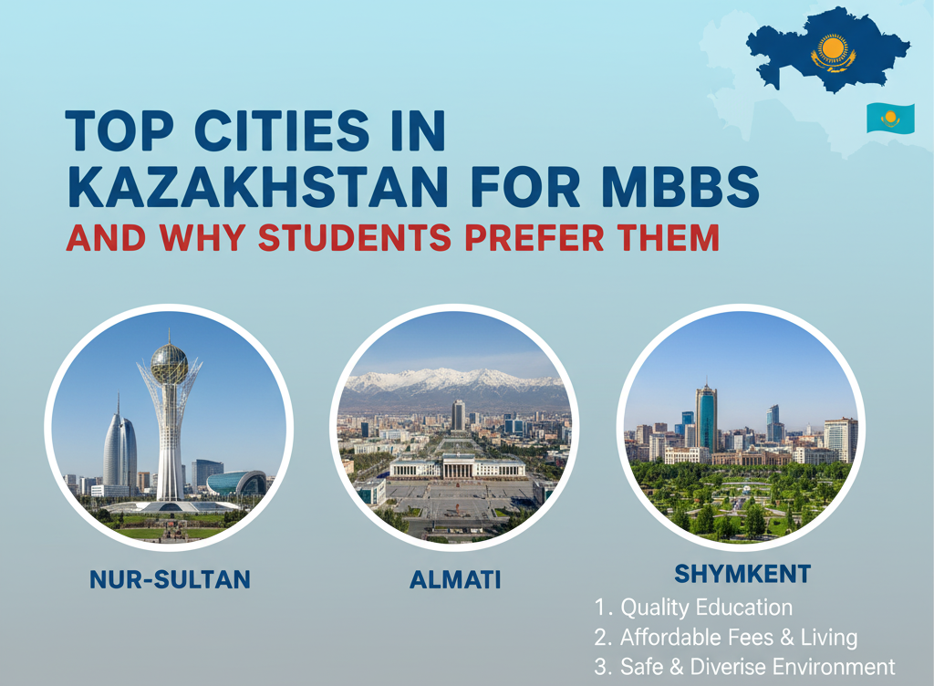 Top Cities in Kazakhstan for MBBS and Why Students Prefer Them