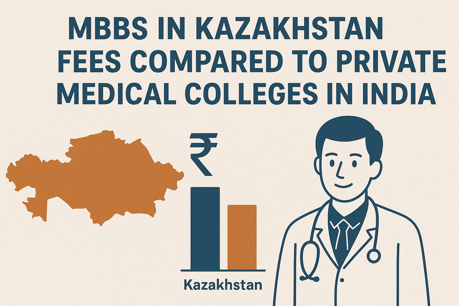 MBBS in Kazakhstan Fees Compared to Private Medical Colleges in India