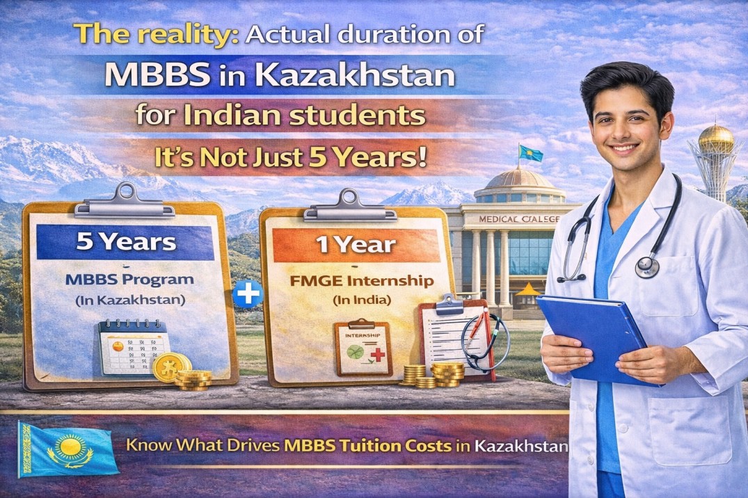 The reality: Actual duration of MBBS in Kazakhstan for Indian students