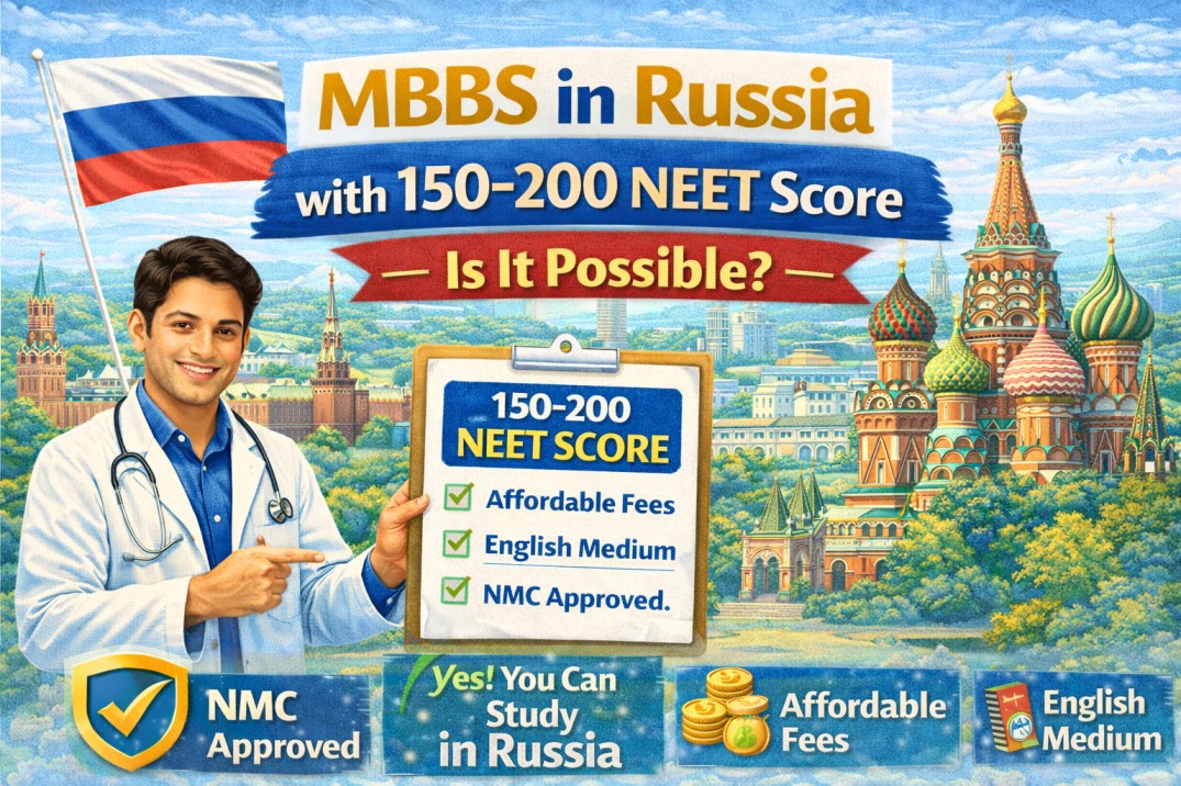 MBBS in Russia with 150-200 NEET Score Is it possible?