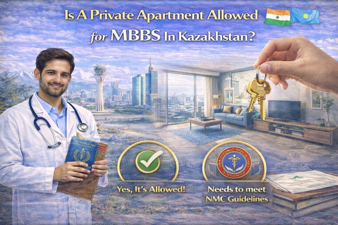 Is A Private Apartment Allowed for MBBS In Kazakhstan?