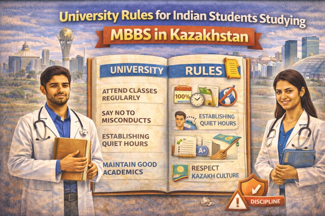 University Rules for Indian Students Studying MBBS in Kazakhstan