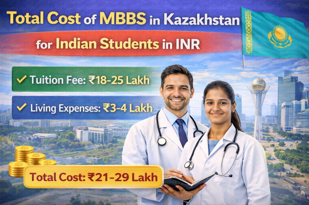 Total Cost of MBBS in Kazakhstan for Indian Students in INR