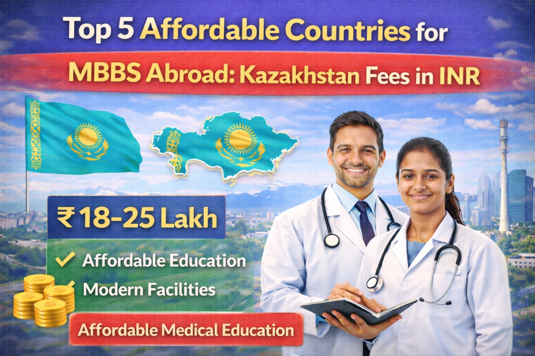 Top 5 Affordable Countries for MBBS Abroad: Kazakhstan Fees in INR