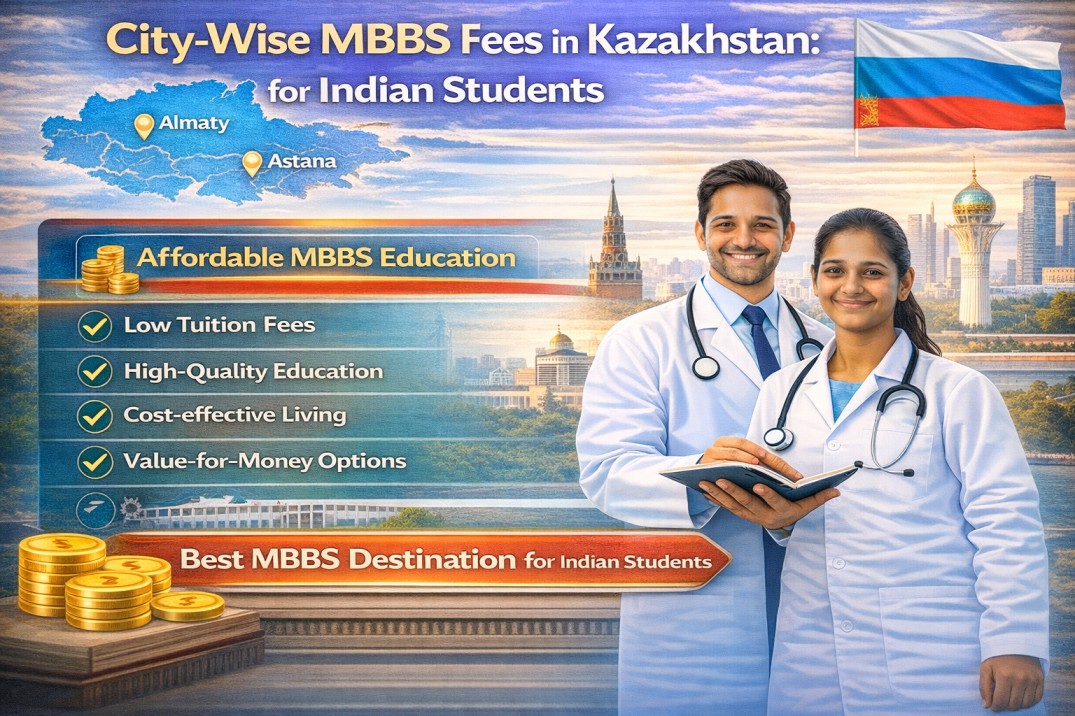City-Wise MBBS Fees in Kazakhstan: Almaty vs Astana vs Semey (INR)