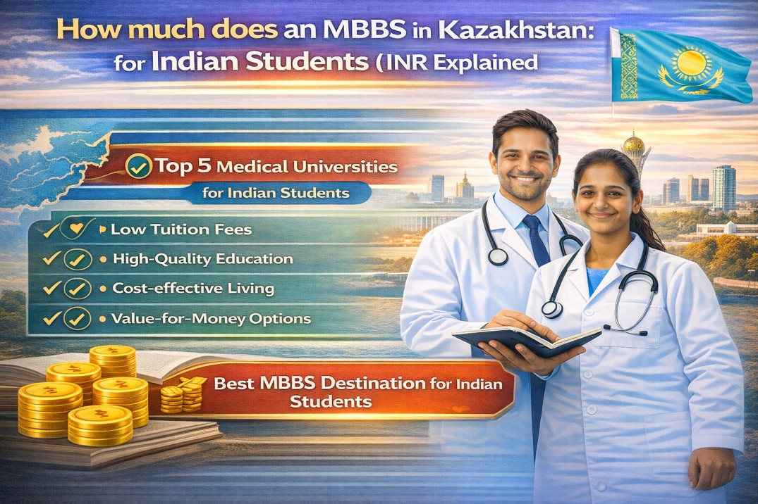 How much does an MBBS in Kazakhstan cost Indian students? INR Explained