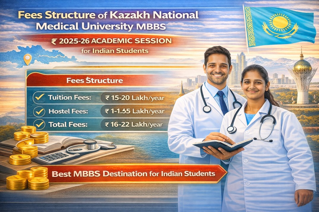 Fees Structure of Kazakh National Medical University MBBS in Indian Rupees- 2025-26 ACADEMIC SESSION for Indian Students