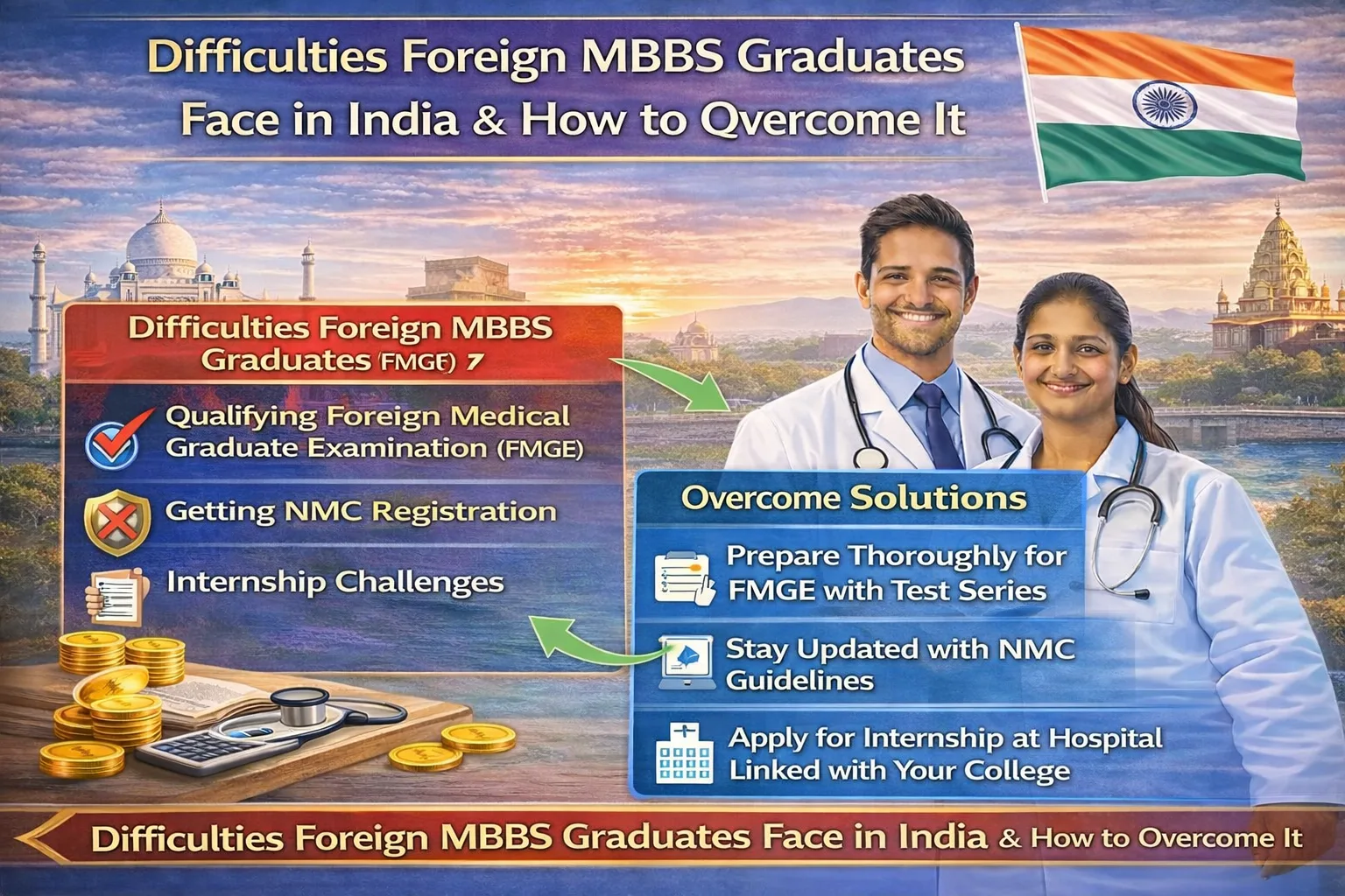 Difficulties Foreign MBBS Graduates Face in India & How to Overcome It