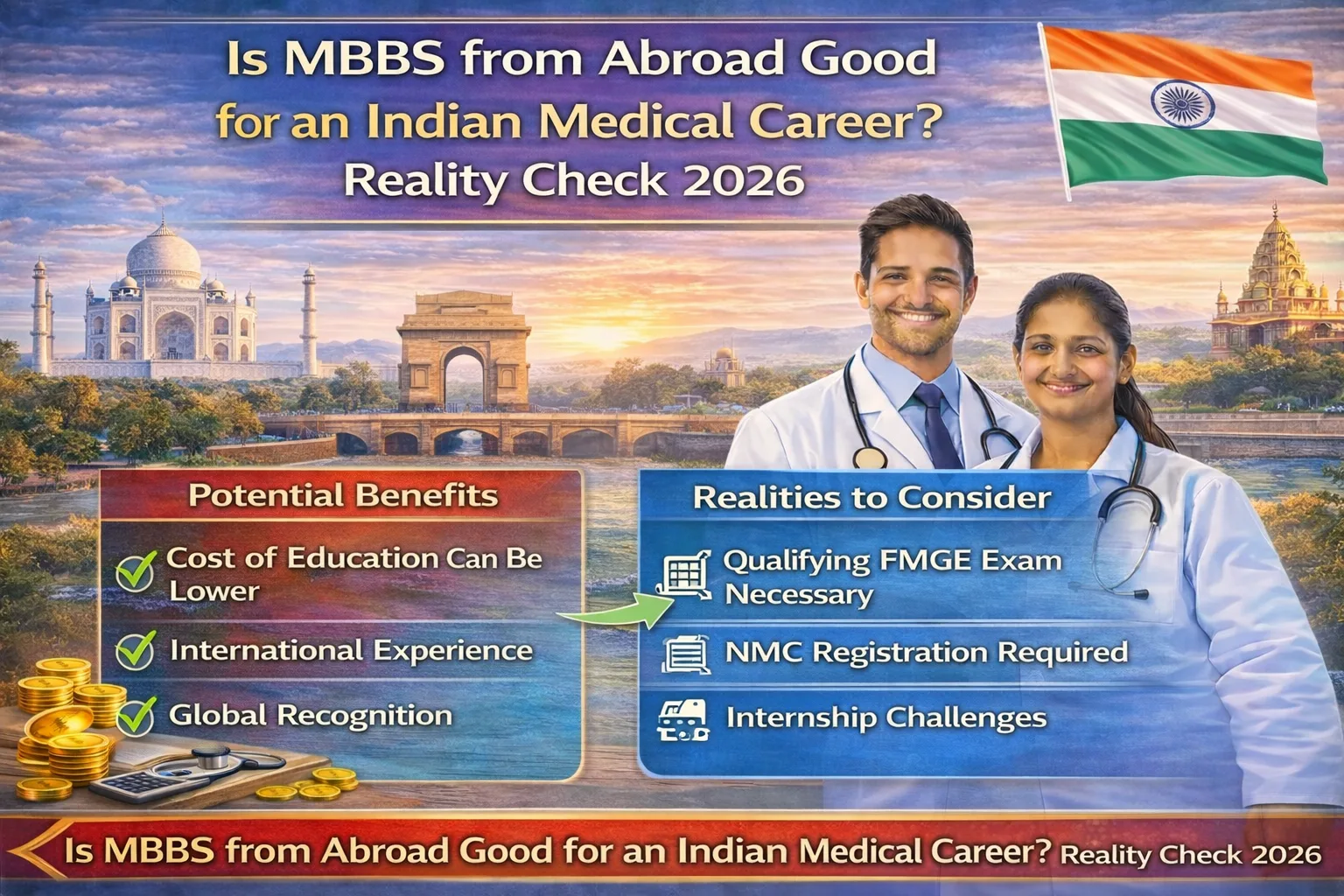 Is MBBS from Abroad Good for an Indian Medical Career? Reality Check 2026