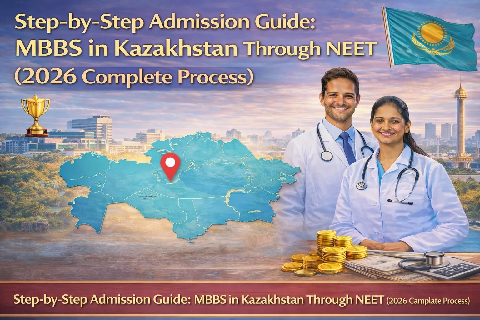 Step-by-Step Admission Guide: MBBS in Kazakhstan Through NEET (2026 Complete Process)