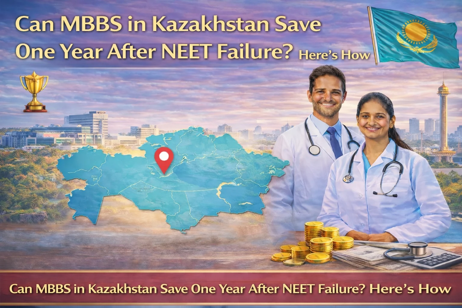 Can MBBS in Kazakhstan Save One Year After NEET Failure? Here’s How
