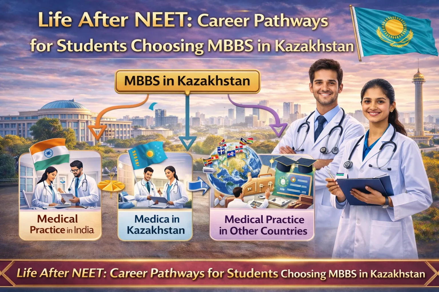 Life After NEET: Career Pathways for Students Choosing MBBS in Kazakhstan