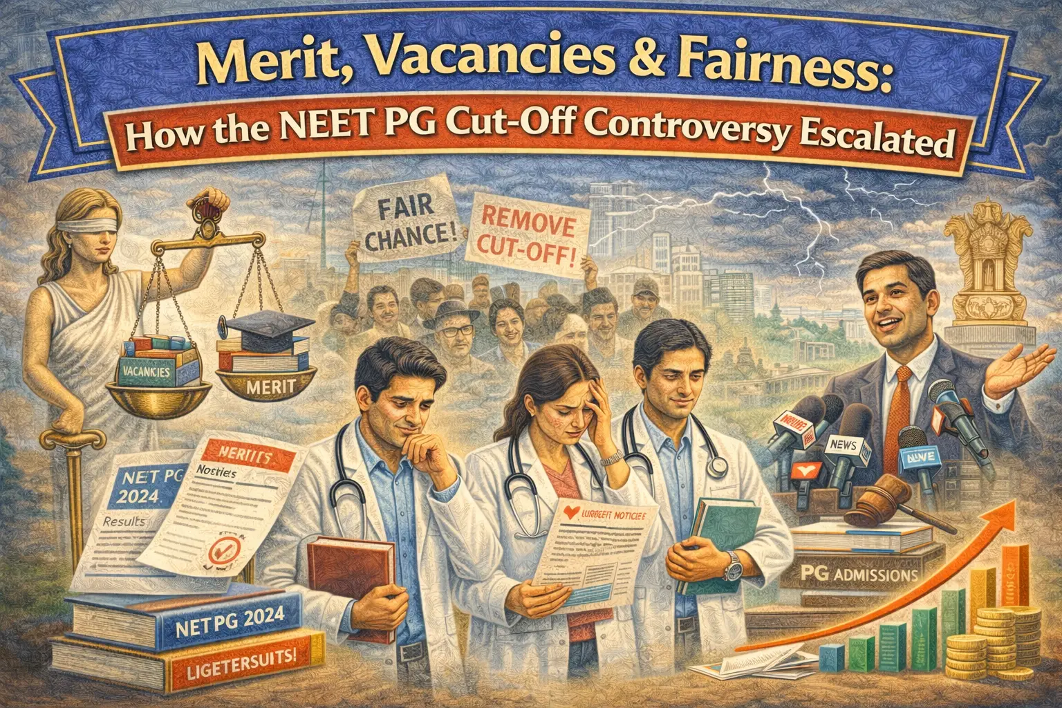 The NEET PG Cut-Off Row and the Question of Merit, Vacancy and Fairness