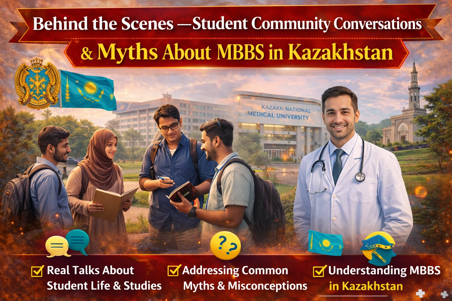 Student Conversations on Kazakh MBBS Myths | Behind the Scene