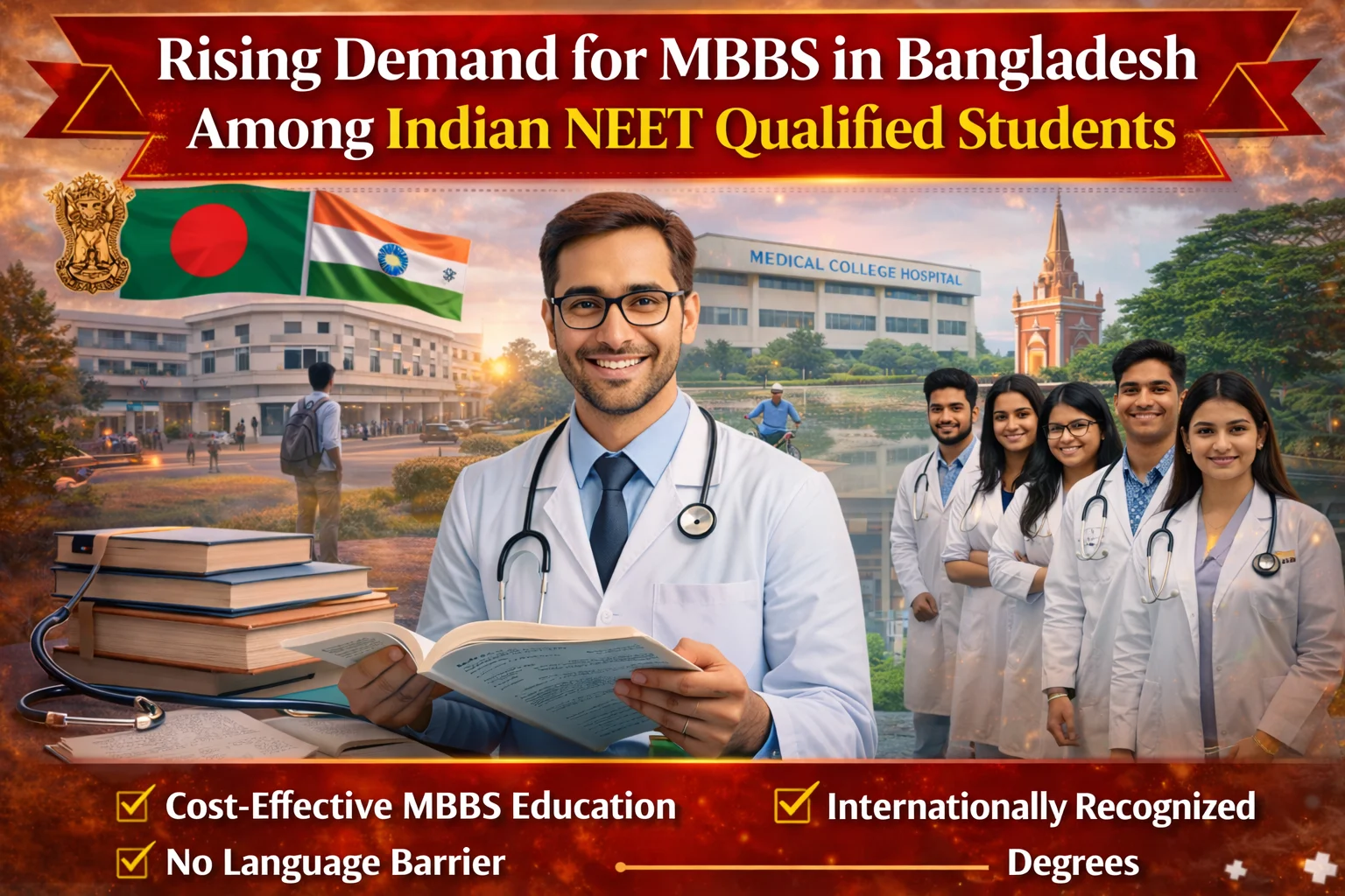 Increasing Interest in MBBS Admissions in Bangladesh for Indian NEET Qualified Students